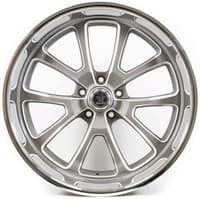 (clearance - no returns) 22x10.5 resto r101 laguna texture gunmetal milled window diamond cut lip 5x4.5/114.3 1mm