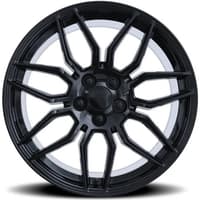 20x11 corvette c8 zo6 replica wheels gloss black fr401f (flow form) 5x120 52mm