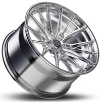 19x10 variant rian chrome powdercoated (deep concave) (full forged) (custom)