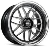 20x10 ridler 611 gloss black milled w/ polished lip 5x4.75/120.7 0mm