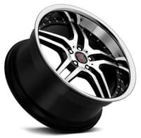 MRR RW2 Cinque Black/Machined (Chrome Stainless Steel Lip)