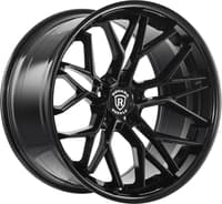 20x11 rohana rfc3 gloss black (flow formed) (deep concave) 5x130 48mm