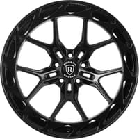 20x10 rohana rfx19 gloss black (cross forged) (deep concave) 5x120 38mm