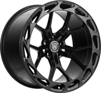 19x9.5 rohana rfx19 gloss black (cross forged) (deep concave) 5x112 42mm