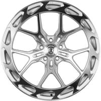 19x9.5 rohana rfx19 silver machined (cross forged) (deep concave) 5x112 40mm