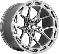 19x9.5 rohana rfx19 silver machined (cross forged) 5x120 53mm