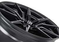(clearance - no returns) 19x8.5 rohana rfx2 matte black (cross forged) (exotic) 5x130 43mm