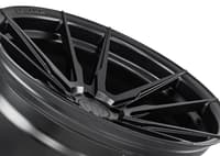 (clearance - no returns) 20x11 rohana rfx2 matte black (cross forged) (super deep concave) 5x112 28mm