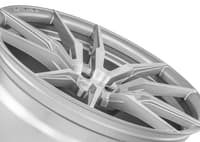 (clearance - no returns) 20x11 rohana rfx2 brushed titanium (cross forged) (exotic) 5x112 43mm