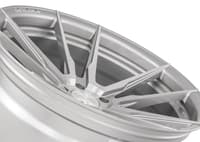 (clearance - no returns) 20x11 rohana rfx2 brushed titanium (cross forged) (super deep concave) 5x115 15mm