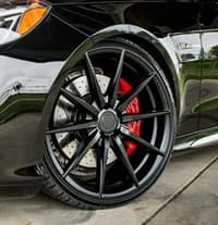 (clearance - no returns) 20x12 rohana rfx1 matte black (cross forged) (deep concave) 5x4.5/114.3 22mm