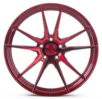 (clearance - no returns) 20x9 rohana rfx2 gloss red (cross forged) 5x112 25mm