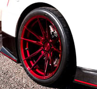 (clearance - no returns) 20x9 rohana rfx2 gloss red (cross forged) 5x112 25mm