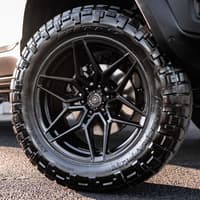 (clearance - no returns) 20x9.5 rohana rfv2 matte black (cross forged) 6x135 0mm