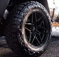 (clearance - no returns) 20x9.5 rohana rfv2 matte black (cross forged) 6x135 0mm