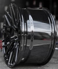 (clearance - no returns) 20x12 rohana rfx10 gloss black (extra deep) (cross forged) 5x4.5/114.3 22mm