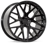 (clearance - no returns) 21x10.5 rohana rfx10 gloss black (cross forged) 5x120 20mm
