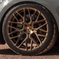 (clearance - no returns) 20x12 rohana rfx10 brushed bronze (extra deep) (cross forged) 5x4.5/114.3 22mm