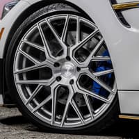(special pricing) (special pricing) 20x12 rohana rfx10 brushed titanium (cross forged) 5x120 45mm
