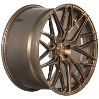 (clearance - no returns) 20x10 rohana rfx10 brushed bronze (cross forged) 5x120 25mm