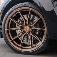 (clearance - no returns) 20x11 rohana rfx13 brushed bronze (cross forged) (super deep concave) 5x115 20mm