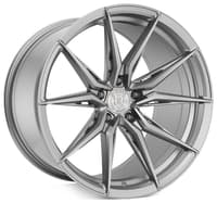 (clearance - no returns) 20x10 rohana rfx13 brushed titanium (cross forged) (mid concave) 5x112 42mm