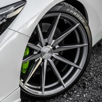(clearance - no returns) 20x11 rohana rfx1 brushed titanium (cross forged) (mid concave) 5x120 40mm