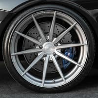 (clearance - no returns) 20x11 rohana rfx1 brushed titanium (cross forged) 5x130 45mm