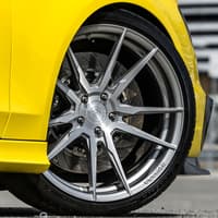 (clearance - no returns) 22x10.5 rohana rfx2 brushed titanium (cross forged) 5x130 40mm
