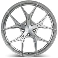 (clearance - no returns) 20x12 rohana rfx5 brushed titanium (cross forged) (deep concave) 5x4.5/114.3 22mm