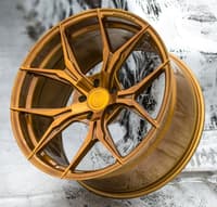 (clearance - no returns) 20x10 rohana rfx5 gloss gold (cross forged) 5x4.5/114.3 22mm