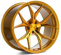(clearance - no returns) 20x10 rohana rfx5 gloss gold (cross forged) 5x4.5/114.3 22mm