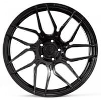 (clearance - no returns) 20x11 rohana rfx7 gloss black (true directional) (cross forged) (left) 5x112 30mm