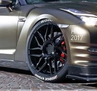 (clearance - no returns) 19x9.5 rohana rfx7 gloss black (true directional) (cross forged) (left) 5x120 35mm