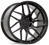 (clearance - no returns) 21x9 rohana rfx7 gloss black (true directional) (cross forged) (right) 5x130 42mm