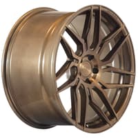(clearance - no returns) 20x11 rohana rfx7 brushed bronze (true directional) (cross forged) (left) 5x120 35mm