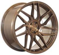 (clearance - no returns) 21x11.5 rohana rfx7 brushed bronze (true directional) (cross forged) (left) 5x112 30mm
