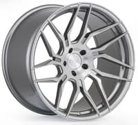 (clearance - no returns) 20x12 rohana rfx7 brushed titanium (true directional) (cross forged) (left) 5x4.5/114.3 22mm