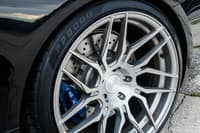 (clearance - no returns) 21x10.5 rohana rfx7 brushed titanium (true directional) (cross forged) (right) 5x120 20mm