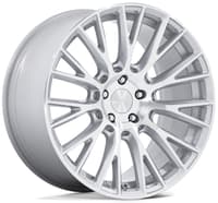 20x8.5 rotiform lse gloss silver machined rc201 5x112 20mm