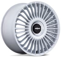 (clearance - no returns) 20x10 rotiform grz gloss silver rc202 5x112 5x120 50mm