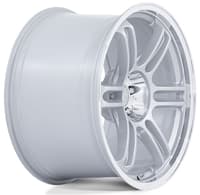 18x9.5 rotiform rps matte silver w/ diamond cut lip rc209 5x4.5/114.3 25mm