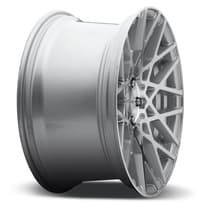18x8.5 rotiform blq silver machined r110 5x112 45mm