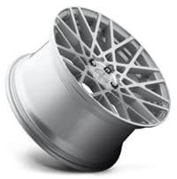 18x8.5 rotiform blq silver machined r110 5x112 35mm