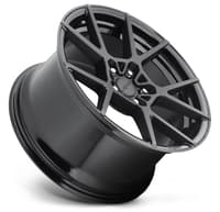 (clearance - no returns) 20x11 rotiform kps matte black w/ gloss black windows r139 5x120 35mm
