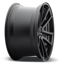 19x8.5 rotiform spf all matte black r122 5x112 45mm