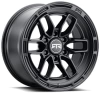 18x9 rtr evo 6 bronco / ranger satin black (flow formed) 6x5.5/139.7 0mm