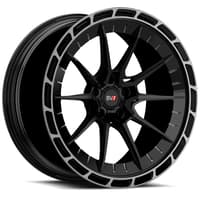 22x11 savini sv.1 r1 gloss black w/ double dart tint (fully forged) (custom)