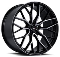 22x12 savini sv-f2 double dark tint w/ gloss black (flow form) (custom)