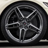 (huge savings) 21x9.5 savini sv-f3 gloss graphite (flow form) (custom)